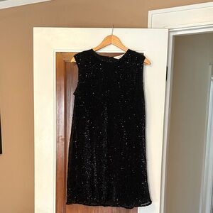 Sparkling Black Mini Dress